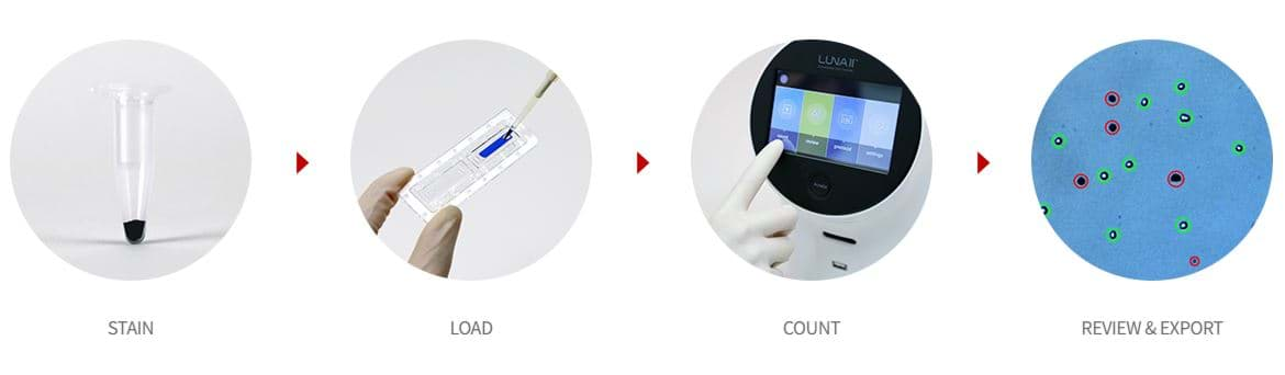 Use Luna automated counter and count cells easily